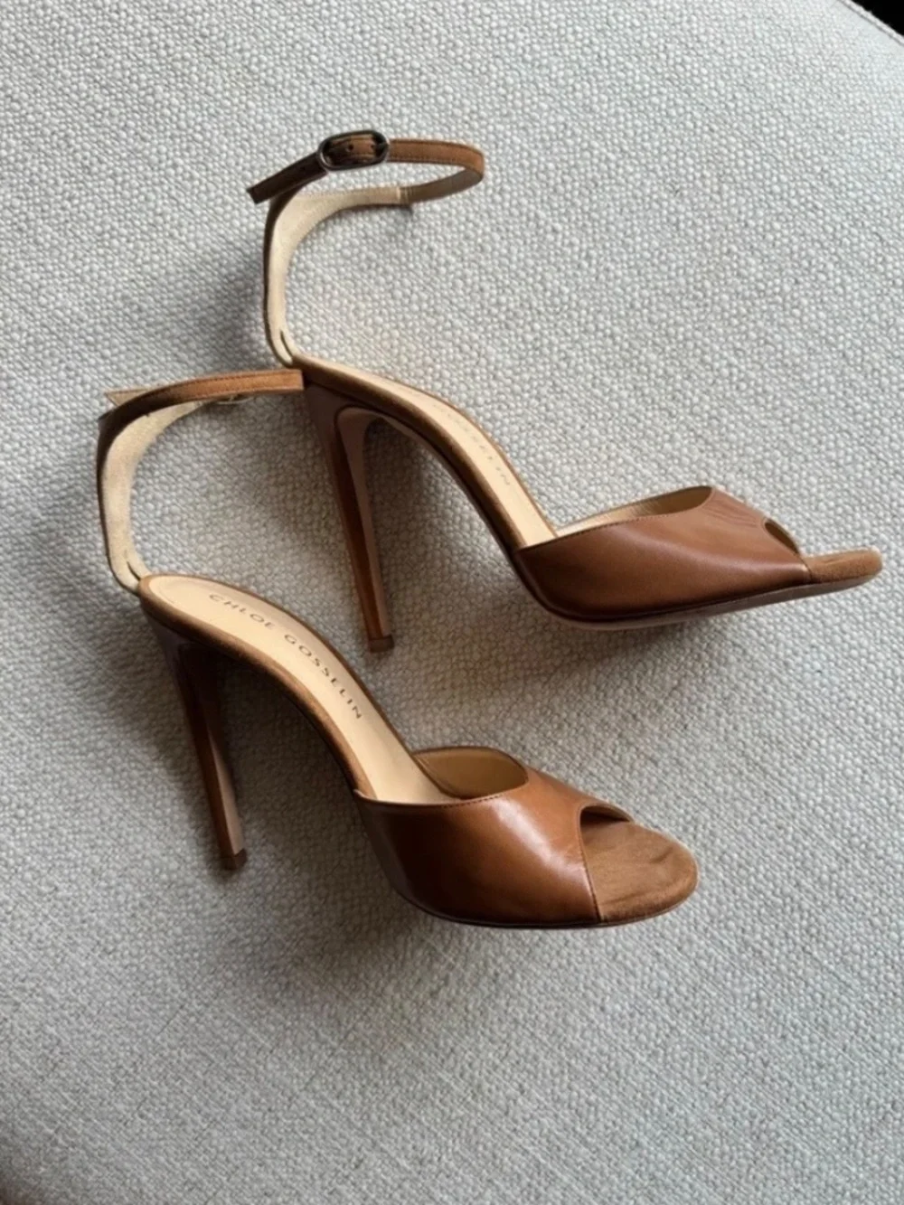 Chloé Gosselin Italian Leather Stiletto Heels 🤎